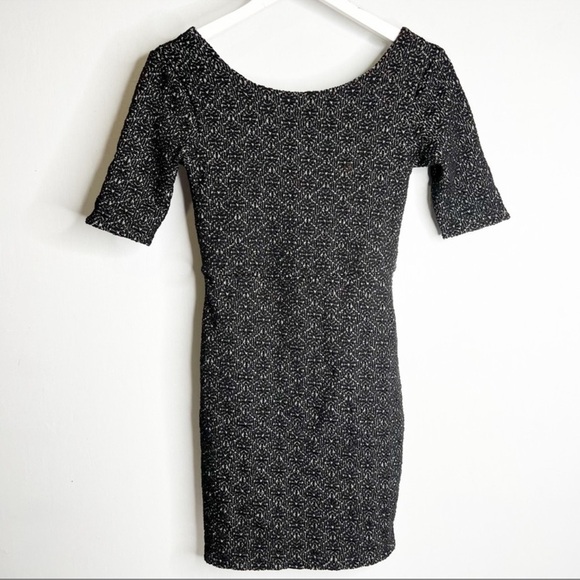 Free People Lady Pucker Scoop Back Bodycon Dress Sz XS - Picture 3 of 9